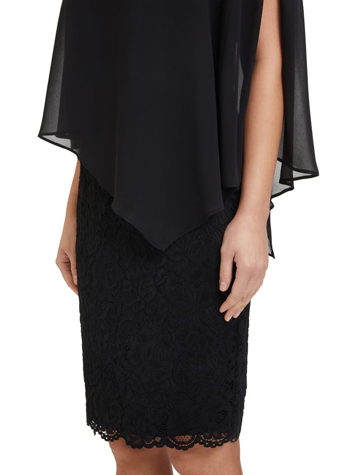 Šaty Vera Mont Schwarz 2226013 Kleid in Schwarz - 5