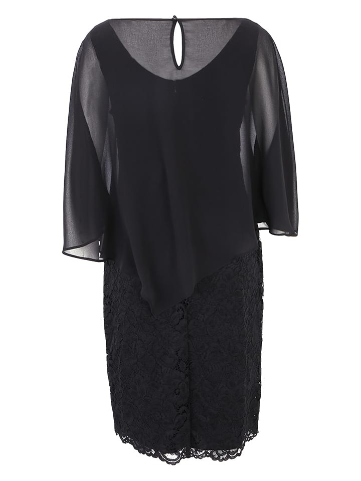 Šaty Vera Mont Schwarz 2226013 Kleid in Schwarz - 7