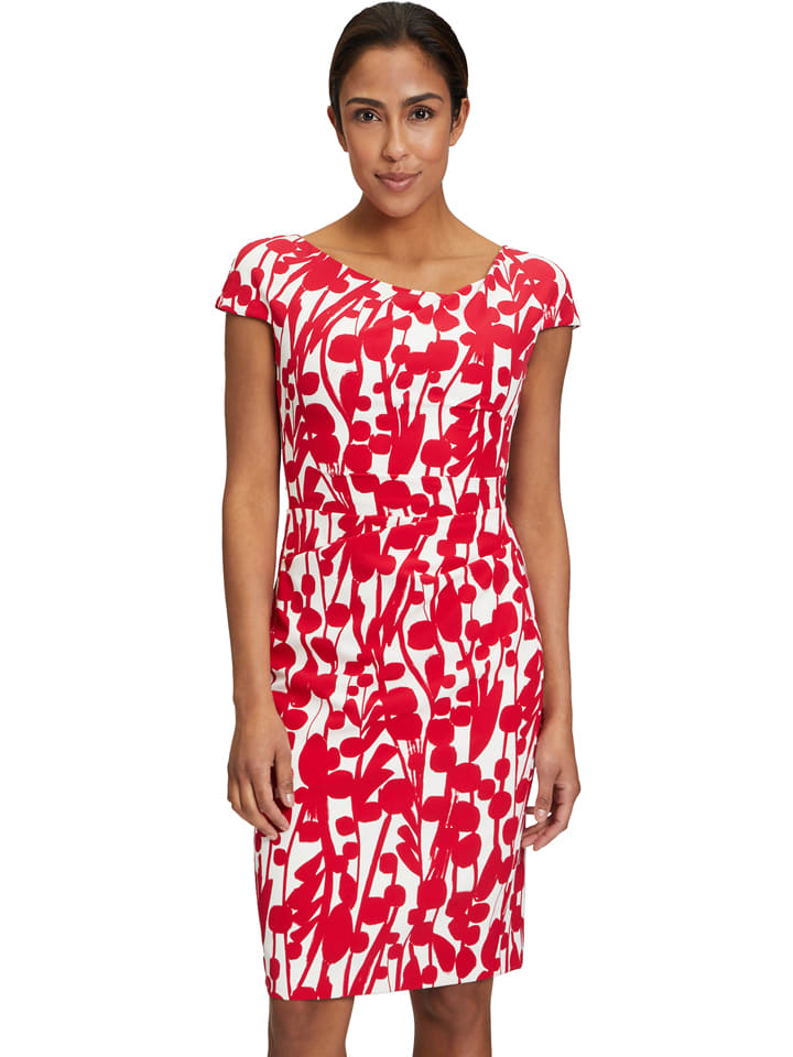 Šaty Vera Mont Rot 3426728 Kleid in Rot - 1