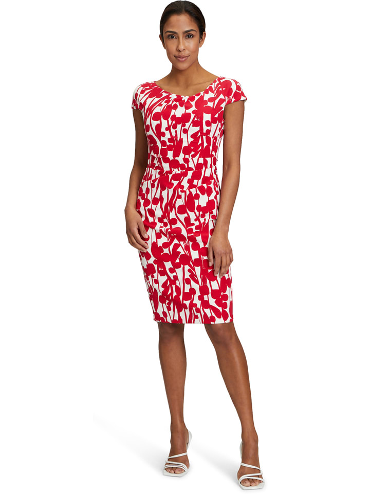 Šaty Vera Mont Rot 3426728 Kleid in Rot - 2