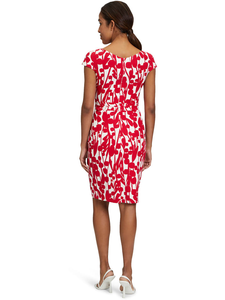 Šaty Vera Mont Rot 3426728 Kleid in Rot - 3