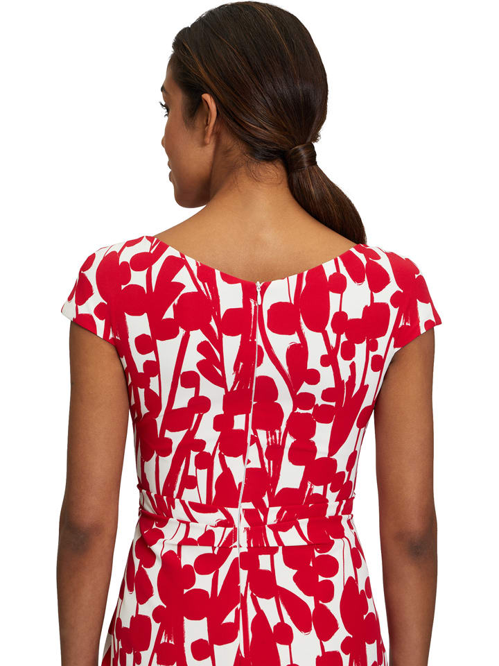 Šaty Vera Mont Rot 3426728 Kleid in Rot - 5