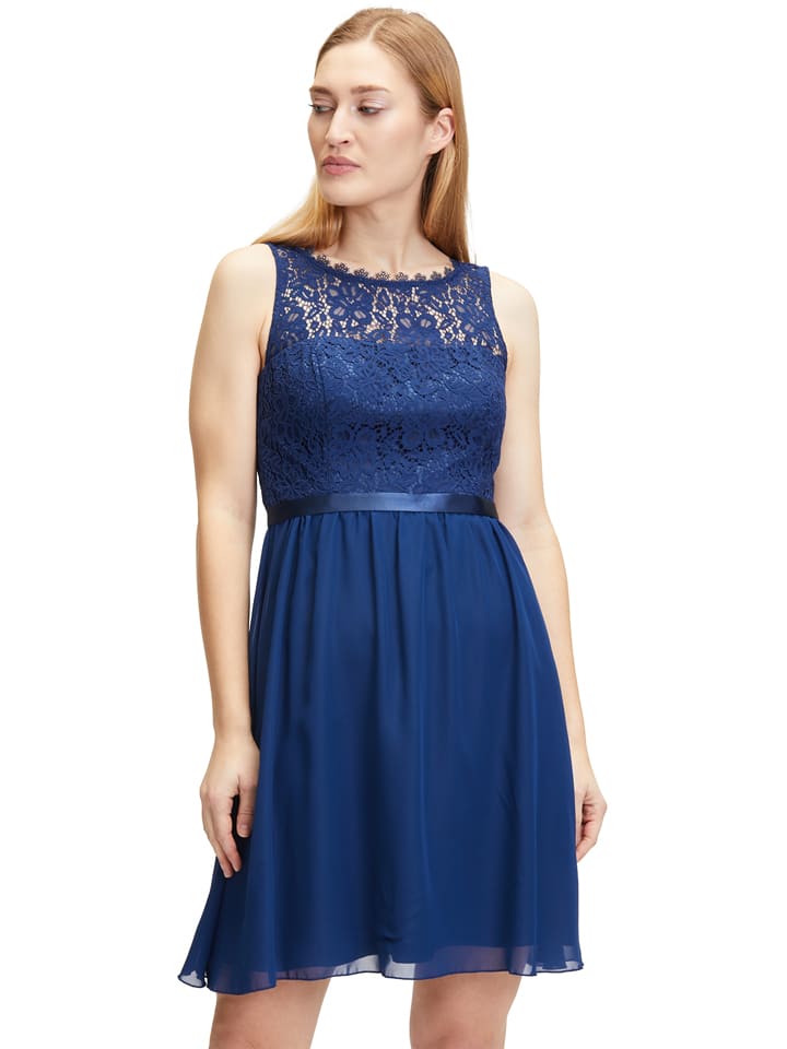 Šaty Vera Mont Blau 457727 Kleid in Blau - 1