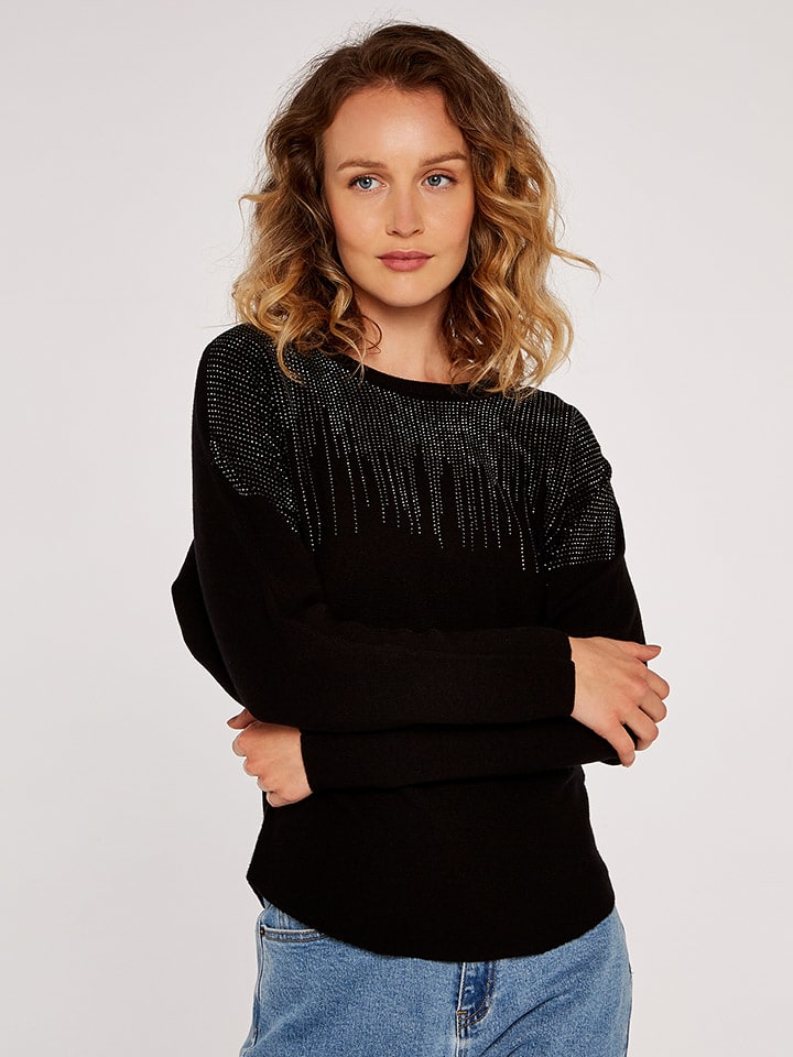 Sveter Apricot Schwarz 960306 Pullover in Schwarz - 3