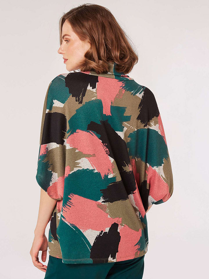 Apricot Petrol/ Hellbraun/ Pink 1404601 Longsleeve in Petrol/ Hellbraun/ Pink - 3