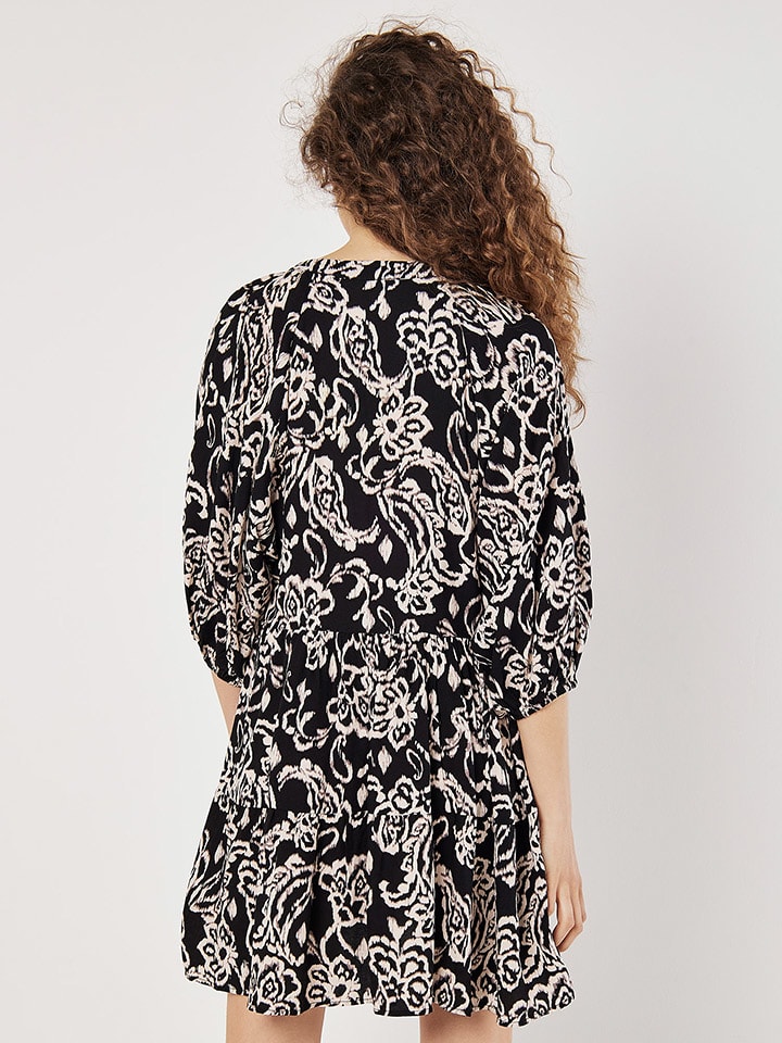 Šaty Apricot Schwarz/ Weiß 800653 Kleid in Schwarz/ Weiß - 3