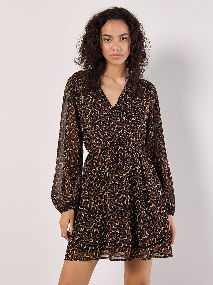 Šaty Apricot Braun/ Schwarz 2647337 Kleid in Braun/ Schwarz - 1