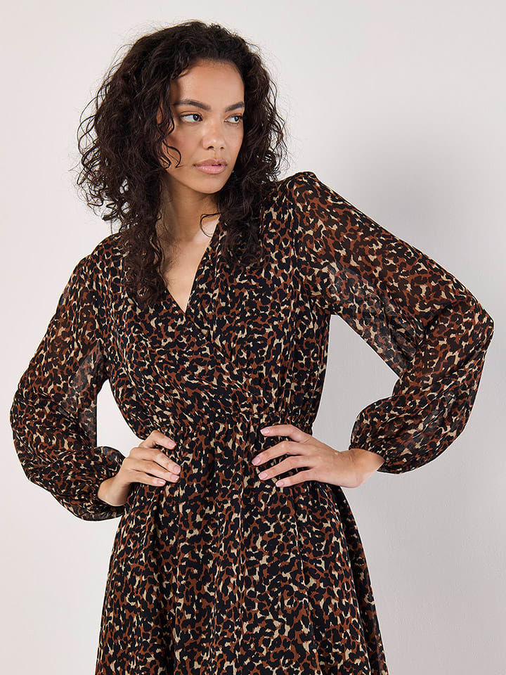 Šaty Apricot Braun/ Schwarz 2647337 Kleid in Braun/ Schwarz - 2