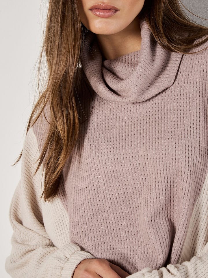 Sveter Apricot Rosa 8489928 Rollkragenpullover in Rosa - 2