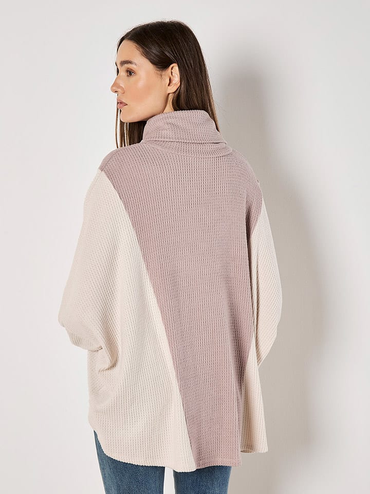 Sveter Apricot Rosa 8489928 Rollkragenpullover in Rosa - 3
