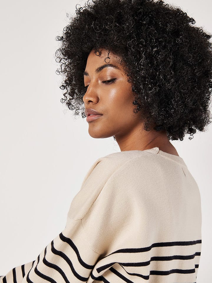 Sveter Apricot Creme/ Schwarz 410624 Pullover in Creme/ Schwarz - 2