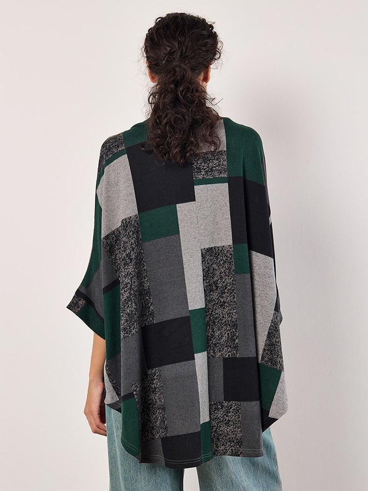 Sveter Apricot Anthrazit/ Petrol 525891 Rollkragenpullover in Anthrazit/ Petrol - 3