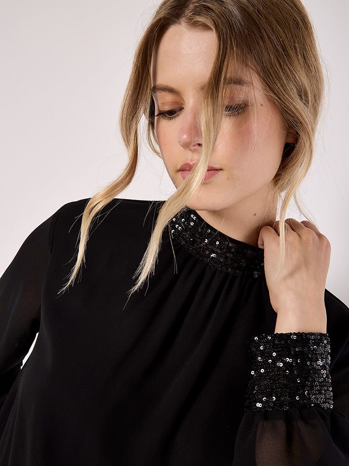 Apricot Schwarz 9602904 Bluse in Schwarz - 2