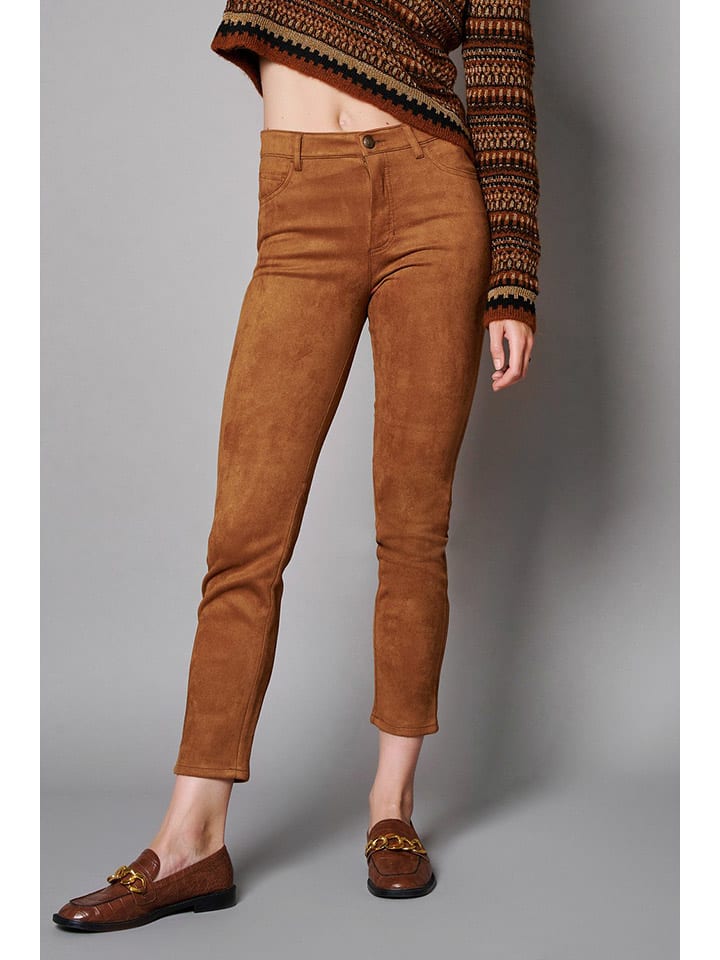 Nohavice Rosner Camel 456733 Hose "Audrey" in Camel - 2