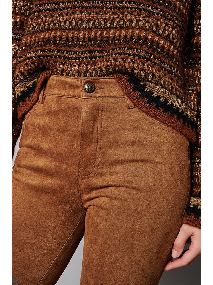 Nohavice Rosner Camel 456733 Hose "Audrey" in Camel - 4
