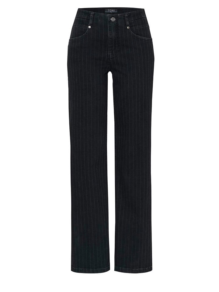 Dámske rifle Toni Schwarz 7252697 Jeans "Liv" - Regular fit - in Schwarz - 4