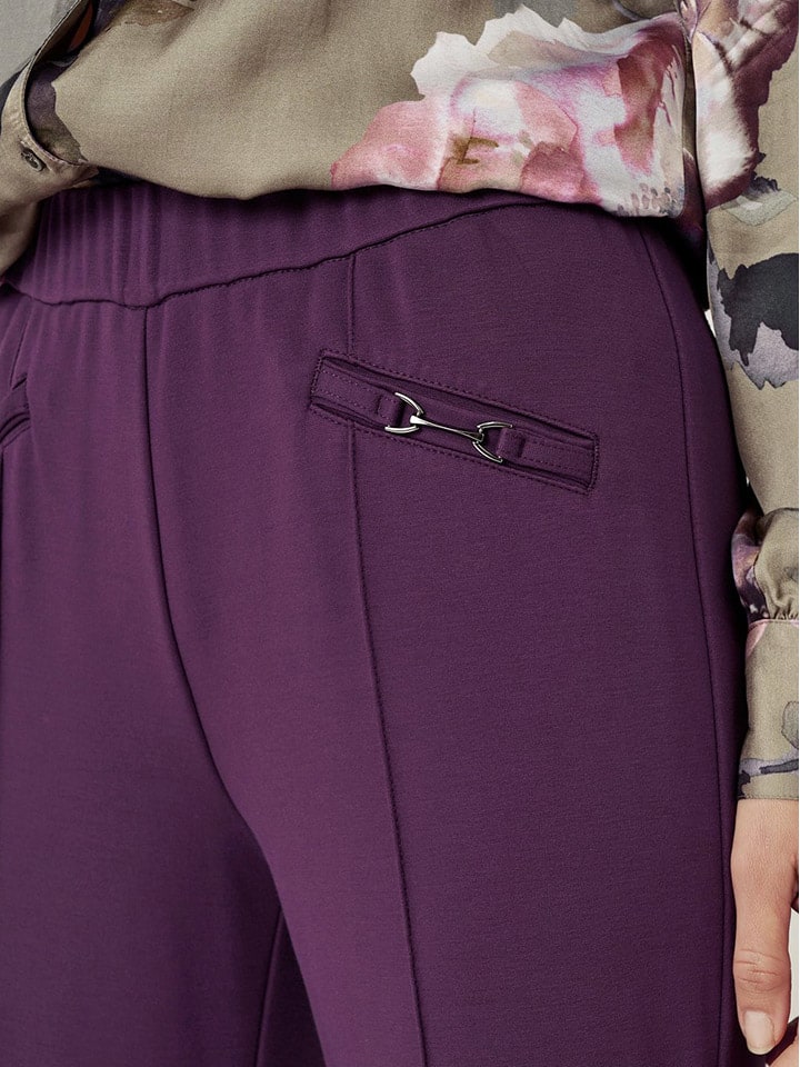 Nohavice Toni Pflaume 863497 Hose "Jenny" in Pflaume - 3