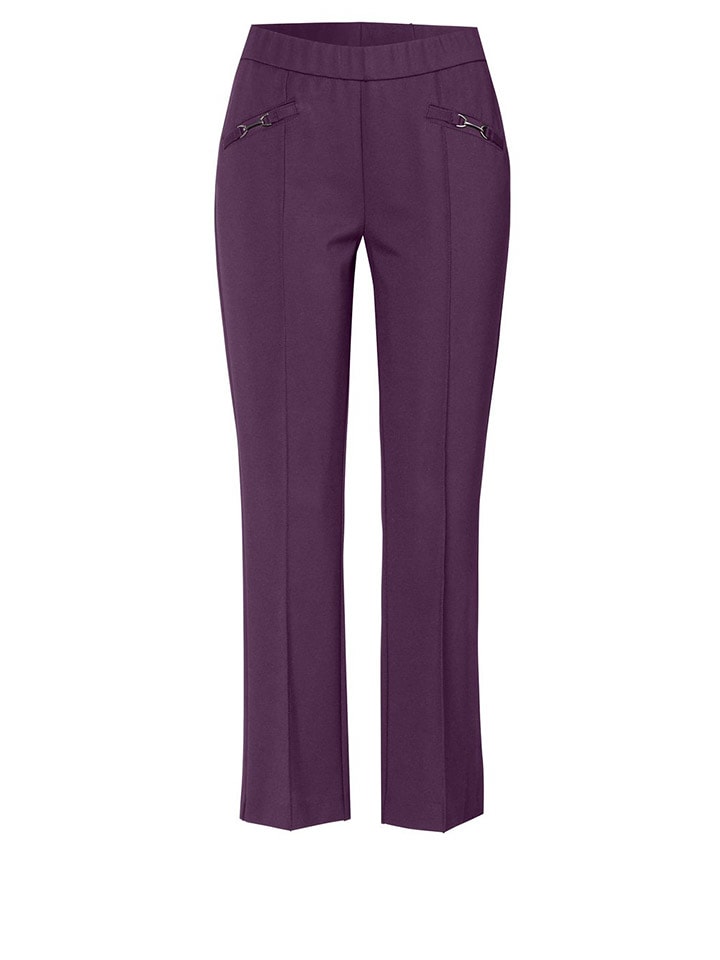Nohavice Toni Pflaume 863497 Hose "Jenny" in Pflaume - 4