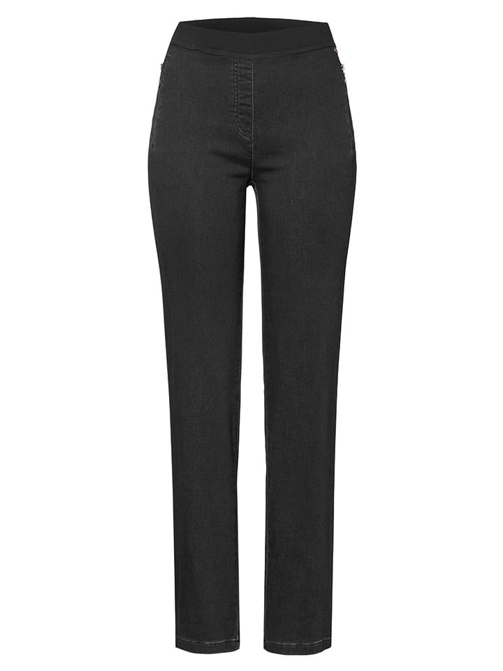 Nohavice Relaxed by TONI Schwarz 1849579 Jeggings - Slim fit - in Schwarz - 4