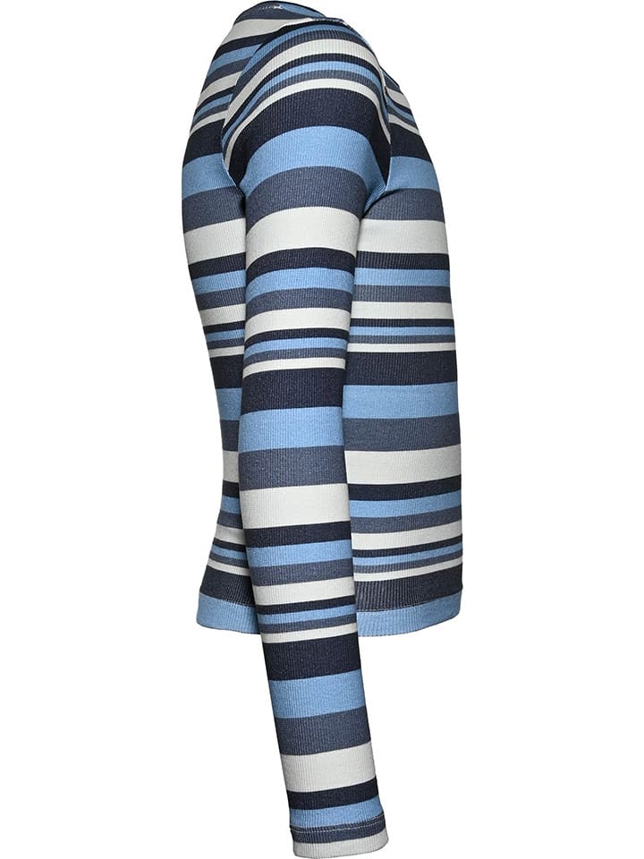 Tričko Blue Effect Blau/ Weiß 2366961 Longsleeve in Blau/ Weiß - 3