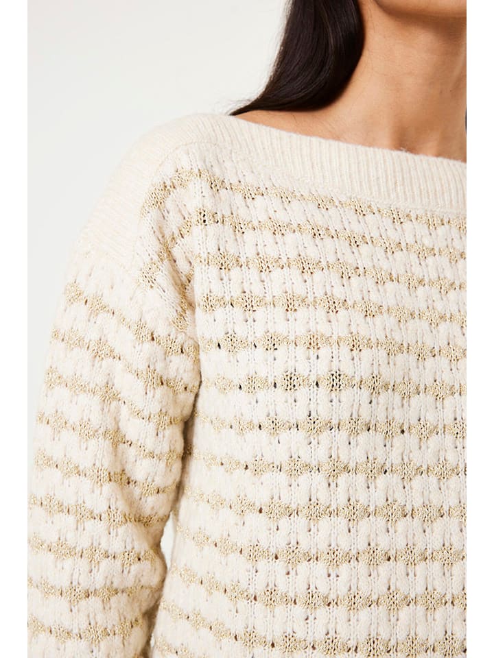 Sveter Garcia Creme 197177 Pullover in Creme - 4