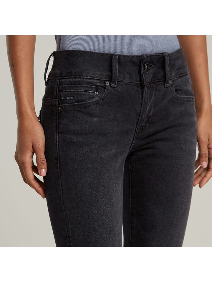 Dámske rifle G-Star Schwarz 7173055 Jeans " Midge Cody" - Skinny fit - in Schwarz - 4
