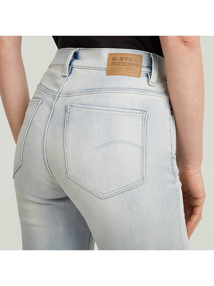 Dámske rifle G-Star Hellblau 639211 Jeans "Strace" - Regular fit - in Hellblau - 5