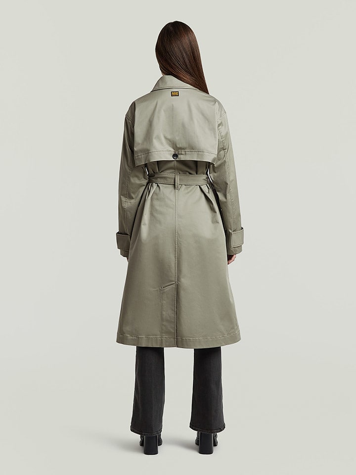 Dámska bunda G-Star Oliv 4415985 Trenchcoat in Oliv - 3