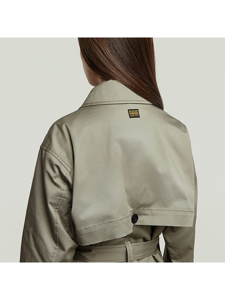 Dámska bunda G-Star Oliv 4415985 Trenchcoat in Oliv - 4