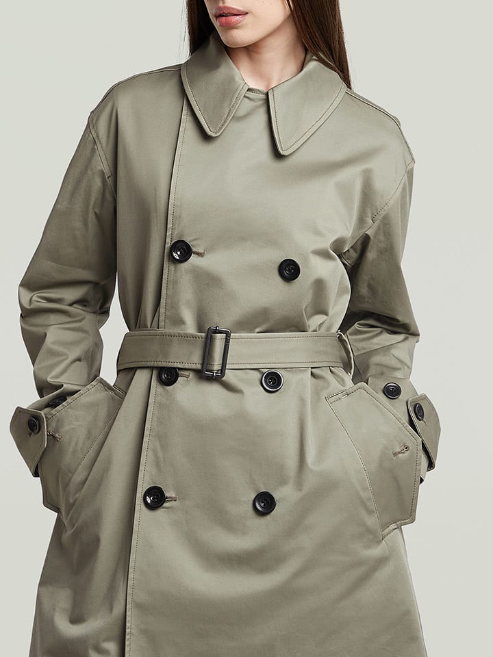 Dámska bunda G-Star Oliv 4415985 Trenchcoat in Oliv - 5