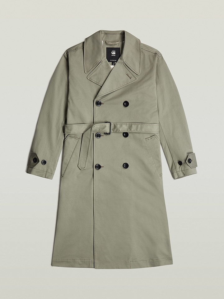 Dámska bunda G-Star Oliv 4415985 Trenchcoat in Oliv - 6