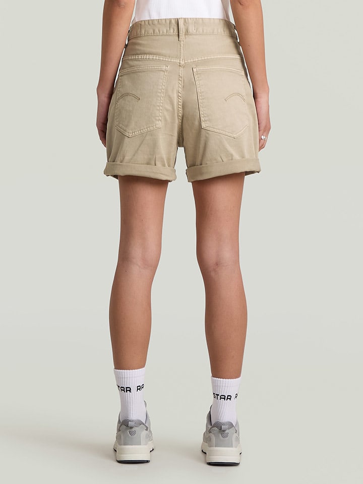 Kraťasy G-Star Beige 6404522 Jeans-Shorts "Judee" - Loose fit - in Beige - 4