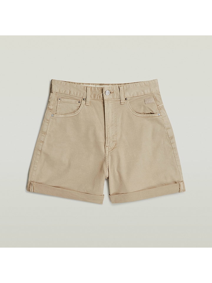 Kraťasy G-Star Beige 6404522 Jeans-Shorts "Judee" - Loose fit - in Beige - 6