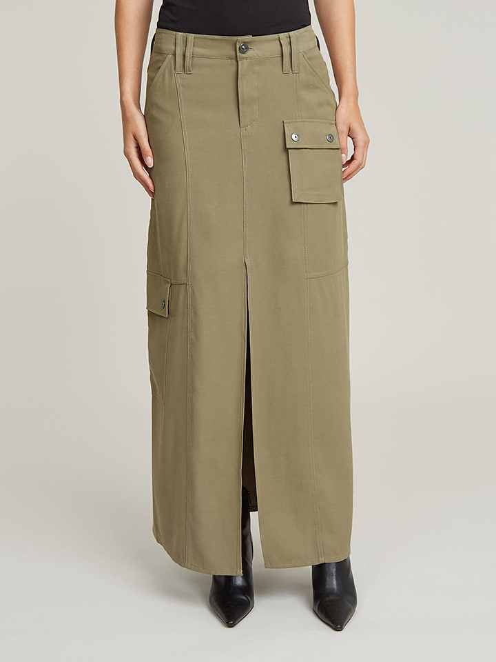 Sukňa G-Star Khaki 9694258 Rock "Fluid" in Khaki - 2