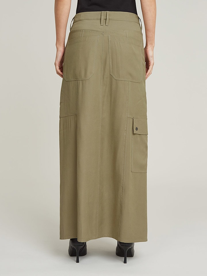 Sukňa G-Star Khaki 9694258 Rock "Fluid" in Khaki - 3