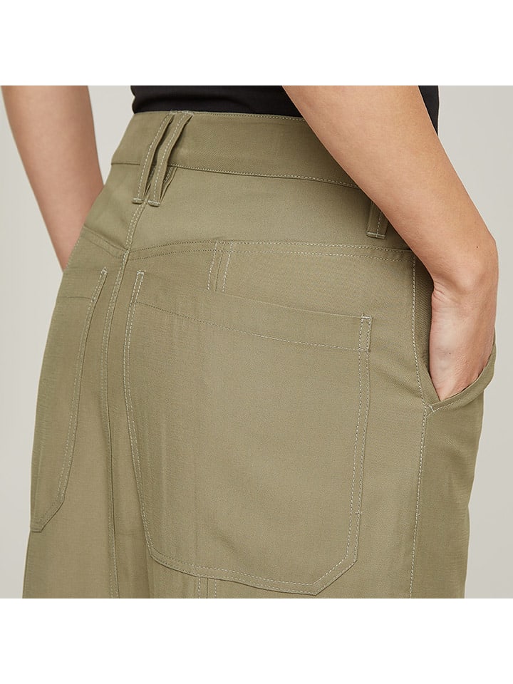 Sukňa G-Star Khaki 9694258 Rock "Fluid" in Khaki - 5