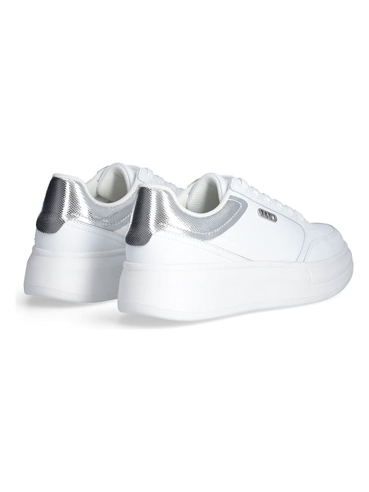 Tenisky Liu Jo Weiß 8501297 Leder-Sneakers in Weiß - 3
