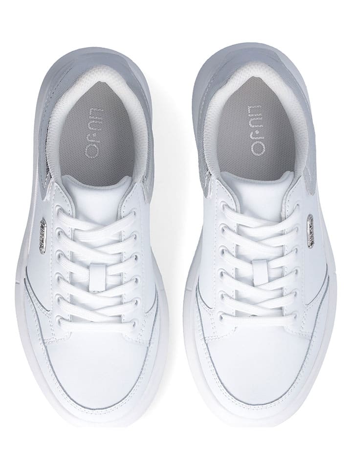 Tenisky Liu Jo Weiß 8501297 Leder-Sneakers in Weiß - 4