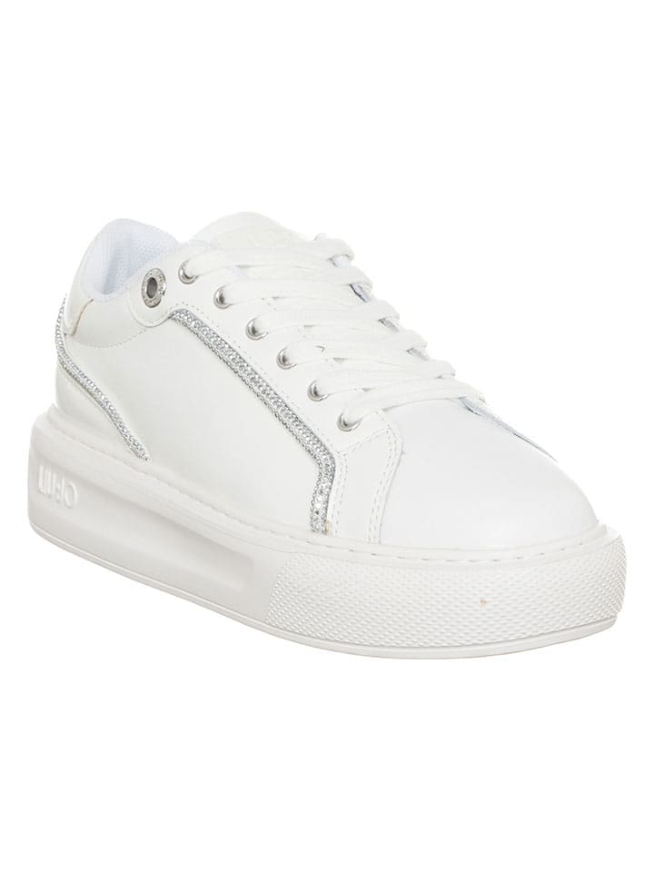 Tenisky Liu Jo Weiß 9752278 Leder-Sneakers in Weiß - 2