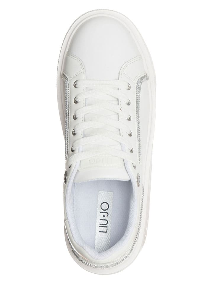 Tenisky Liu Jo Weiß 9752278 Leder-Sneakers in Weiß - 4