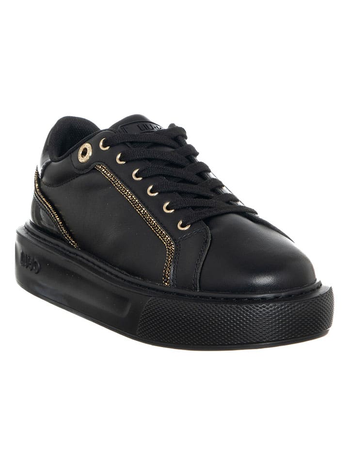 Tenisky Liu Jo Schwarz 4453402 Leder-Sneakers in Schwarz - 2