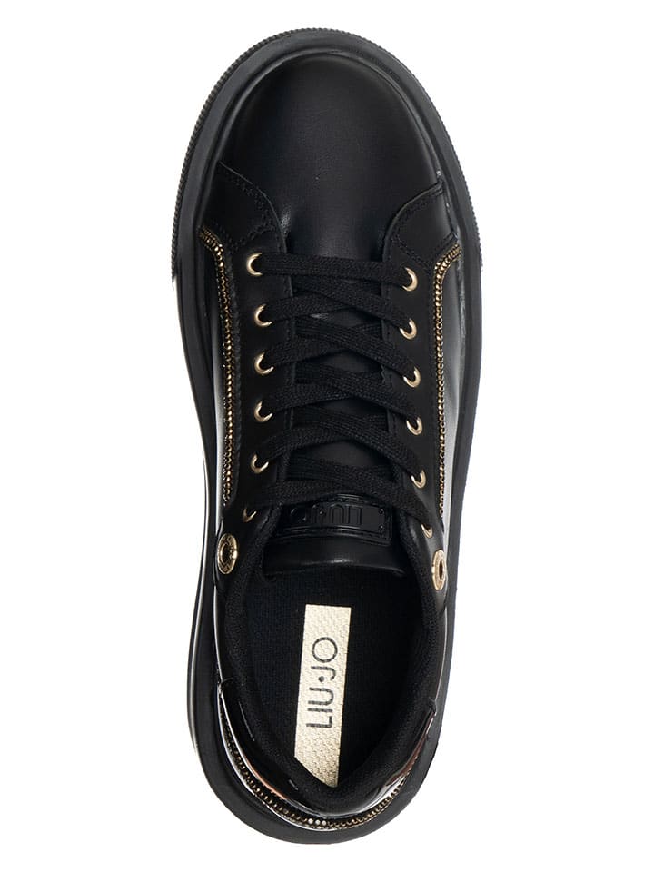 Tenisky Liu Jo Schwarz 4453402 Leder-Sneakers in Schwarz - 4