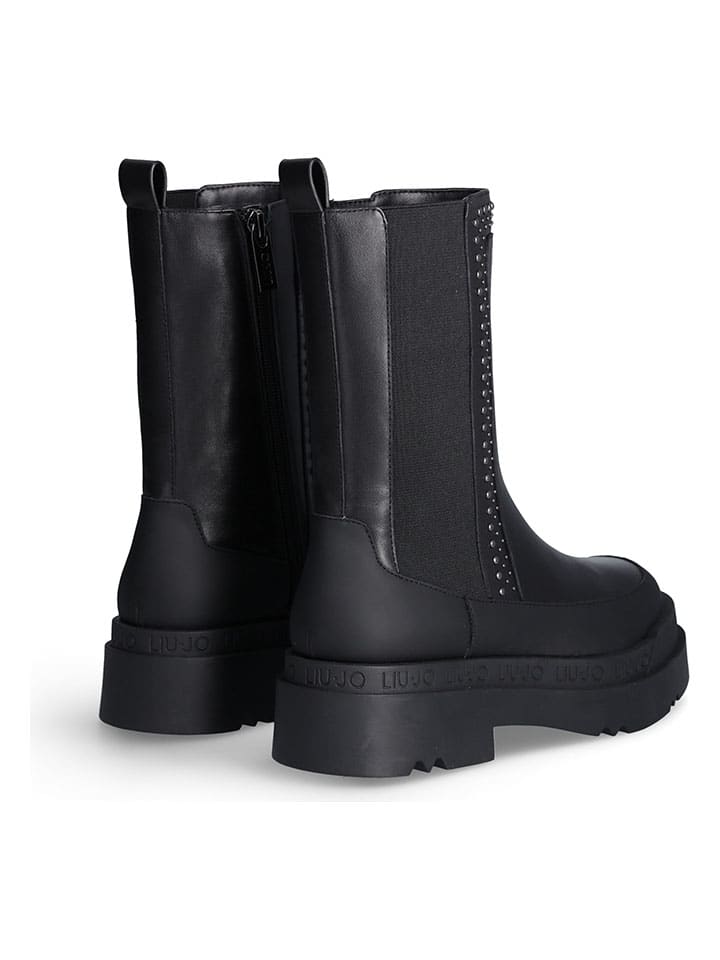 Topánky Liu Jo Schwarz 5822770 Leder-Boots in Schwarz - 3