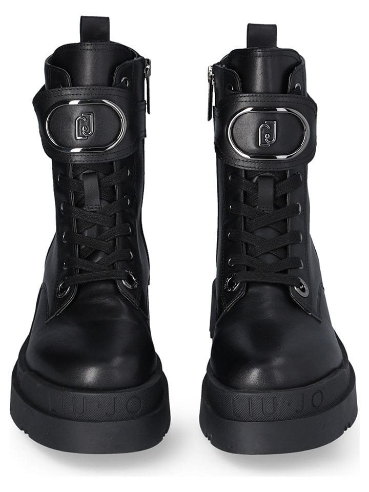 Topánky Liu Jo Schwarz 8849745 Leder-Boots in Schwarz - 4