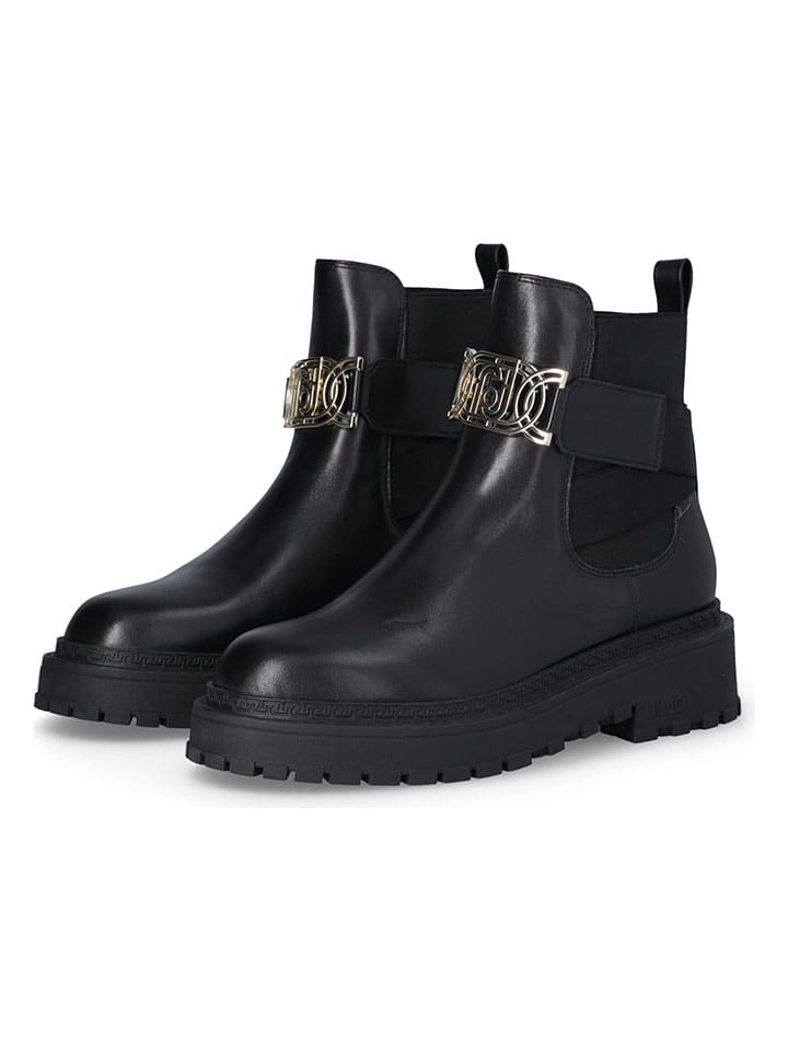 Topánky Liu Jo Schwarz 488131 Leder-Boots in Schwarz - 2