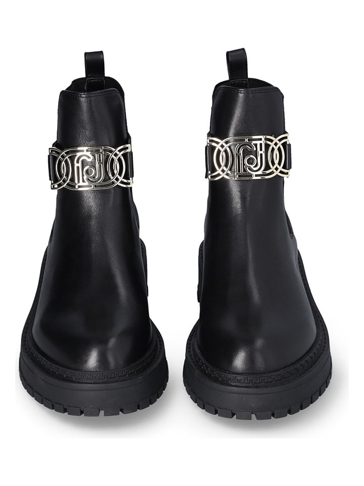 Topánky Liu Jo Schwarz 488131 Leder-Boots in Schwarz - 4