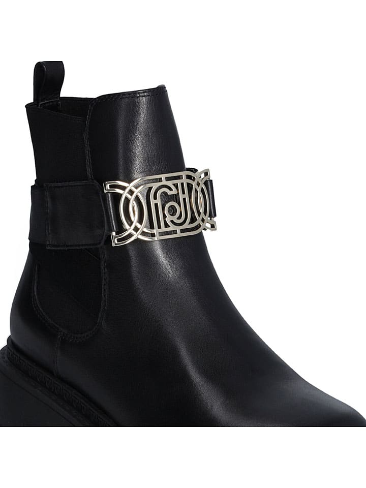 Topánky Liu Jo Schwarz 488131 Leder-Boots in Schwarz - 5