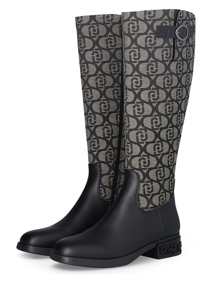 Topánky Liu Jo Schwarz/ Beige 4999336 Stiefel in Schwarz/ Beige - 2