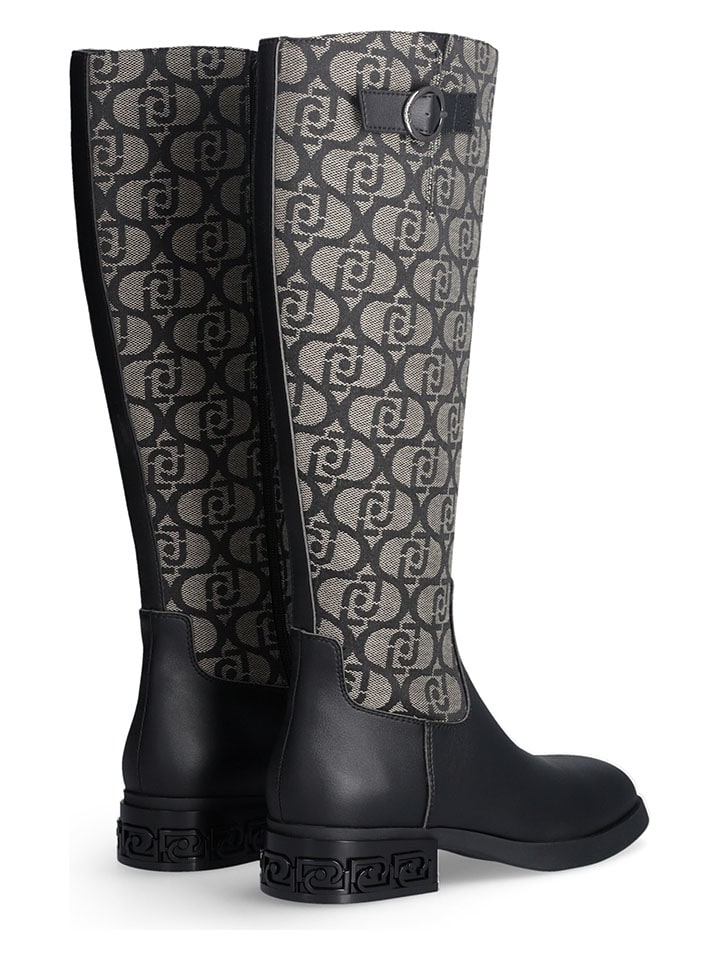 Topánky Liu Jo Schwarz/ Beige 4999336 Stiefel in Schwarz/ Beige - 3