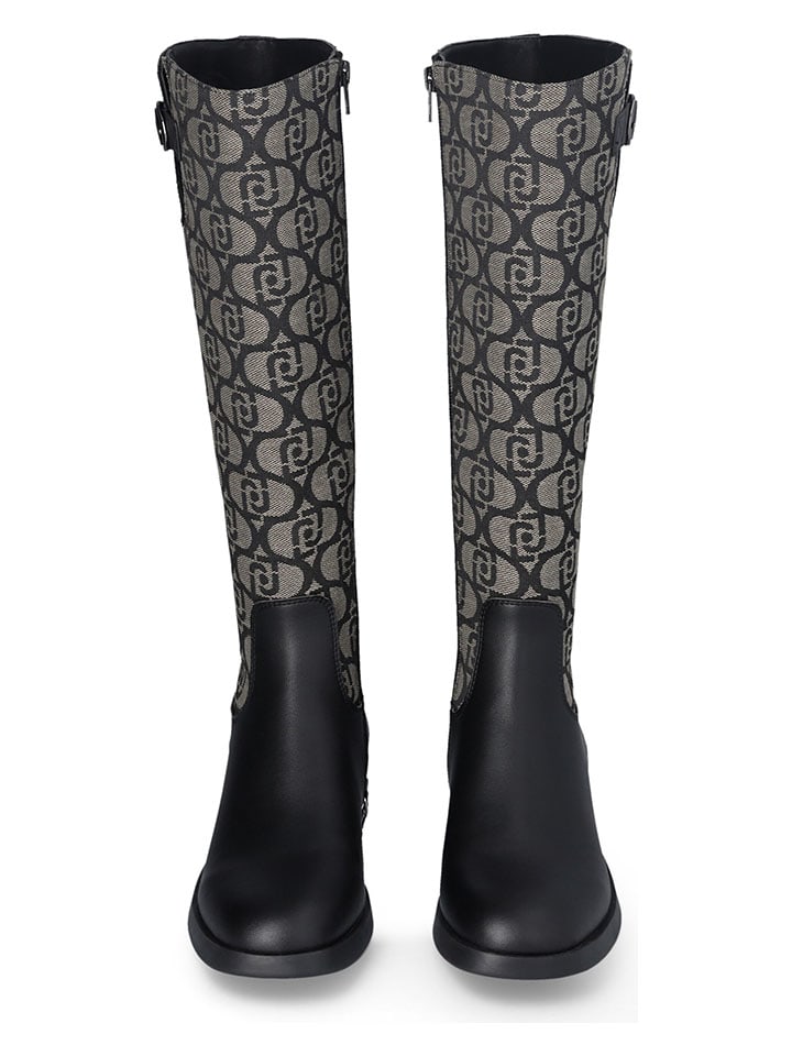 Topánky Liu Jo Schwarz/ Beige 4999336 Stiefel in Schwarz/ Beige - 4